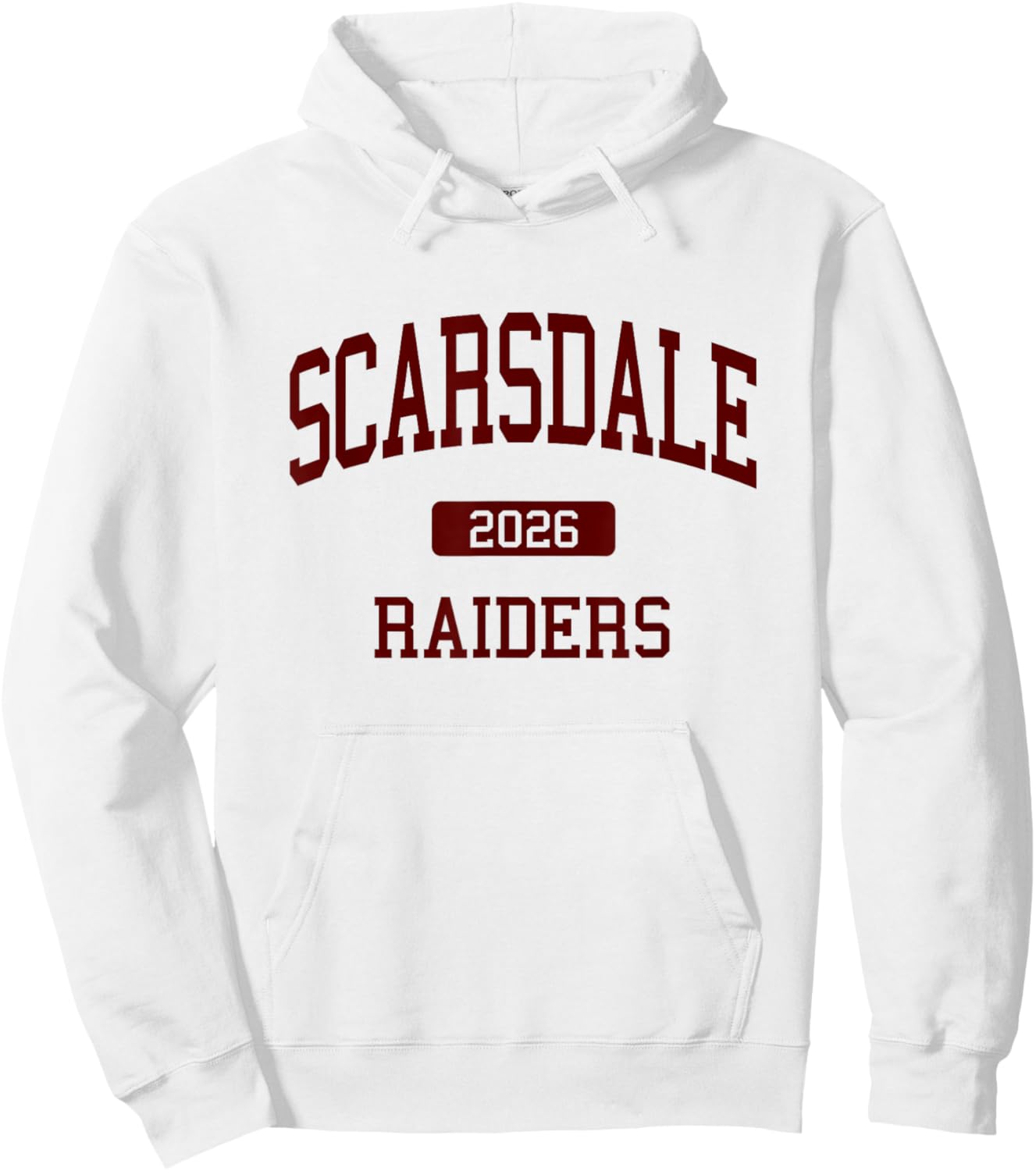 Scarsdale High School Class of 2026 Scarsdale NY Hoodie - Hoodie | White