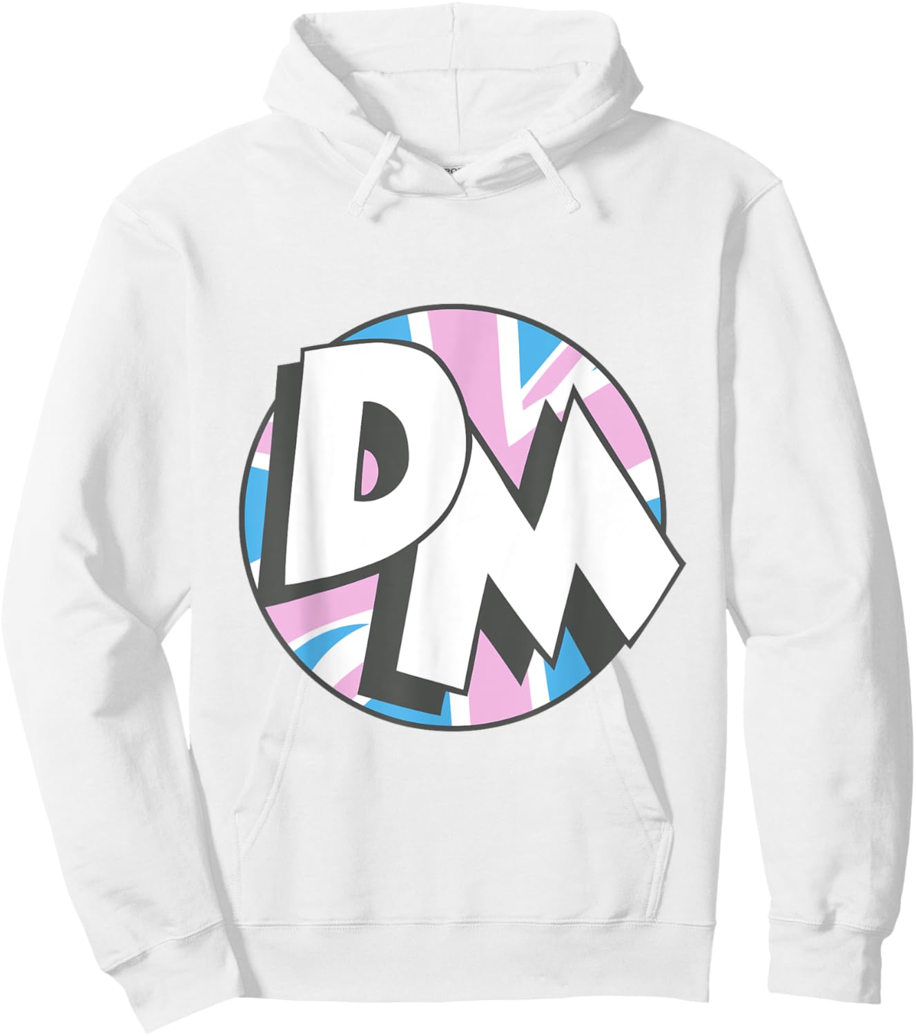 Danger Mouse Initials Union Jack Hoodie - Hoodie | White