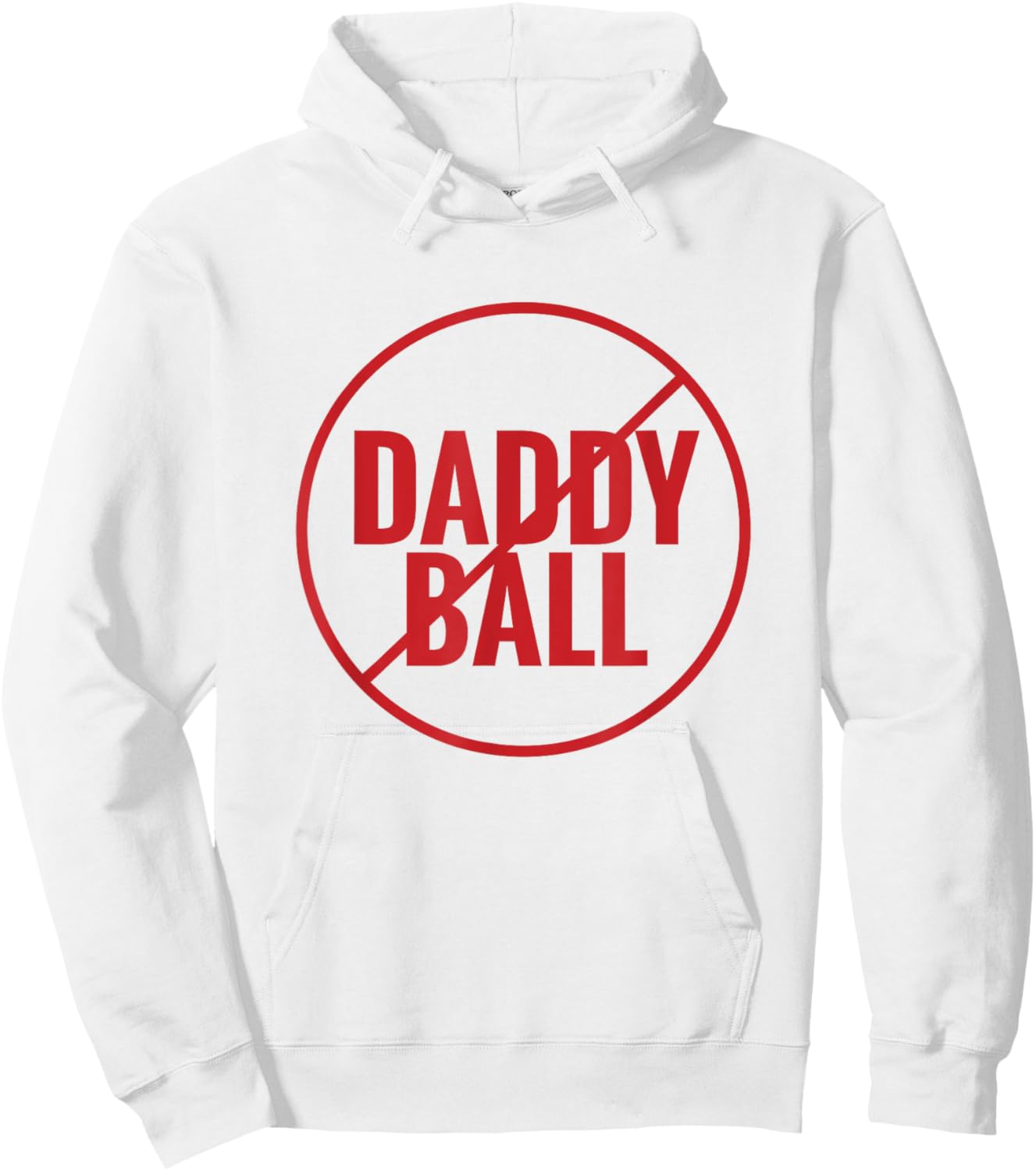 No Daddy Ball As Baseball Coach - No Daddy Coach In Baseball Hoodie - Hoodie | White