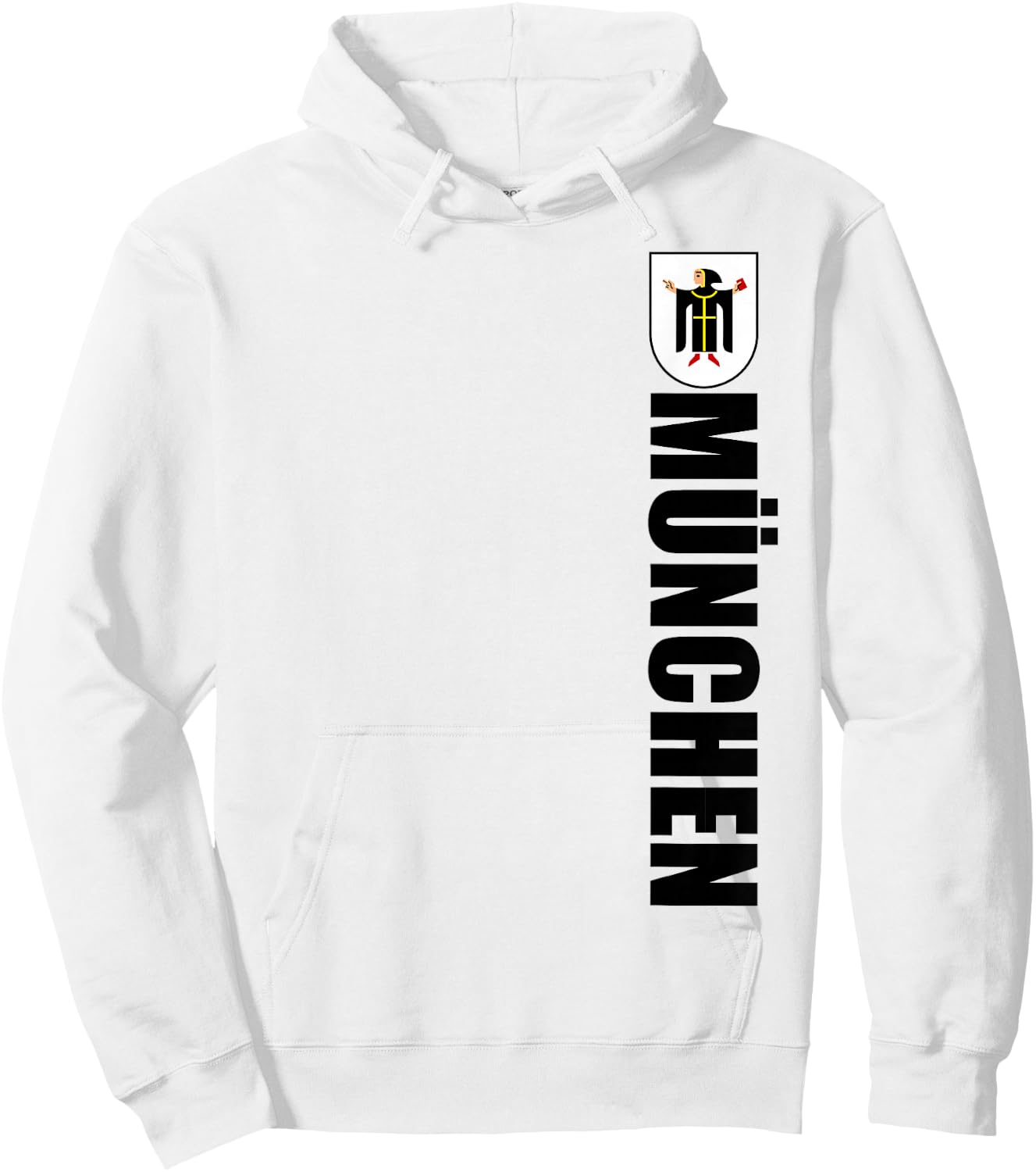 Coat Of Arms Of Munchen German Souvenir Retro Munich Bavaria Hoodie - Hoodie | White