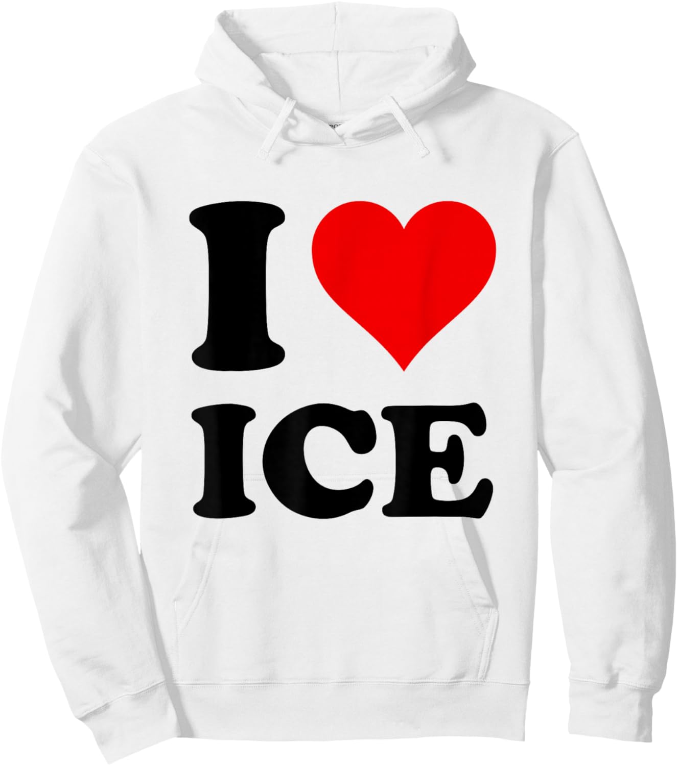 I Love Ice Hoodie - Hoodie | White