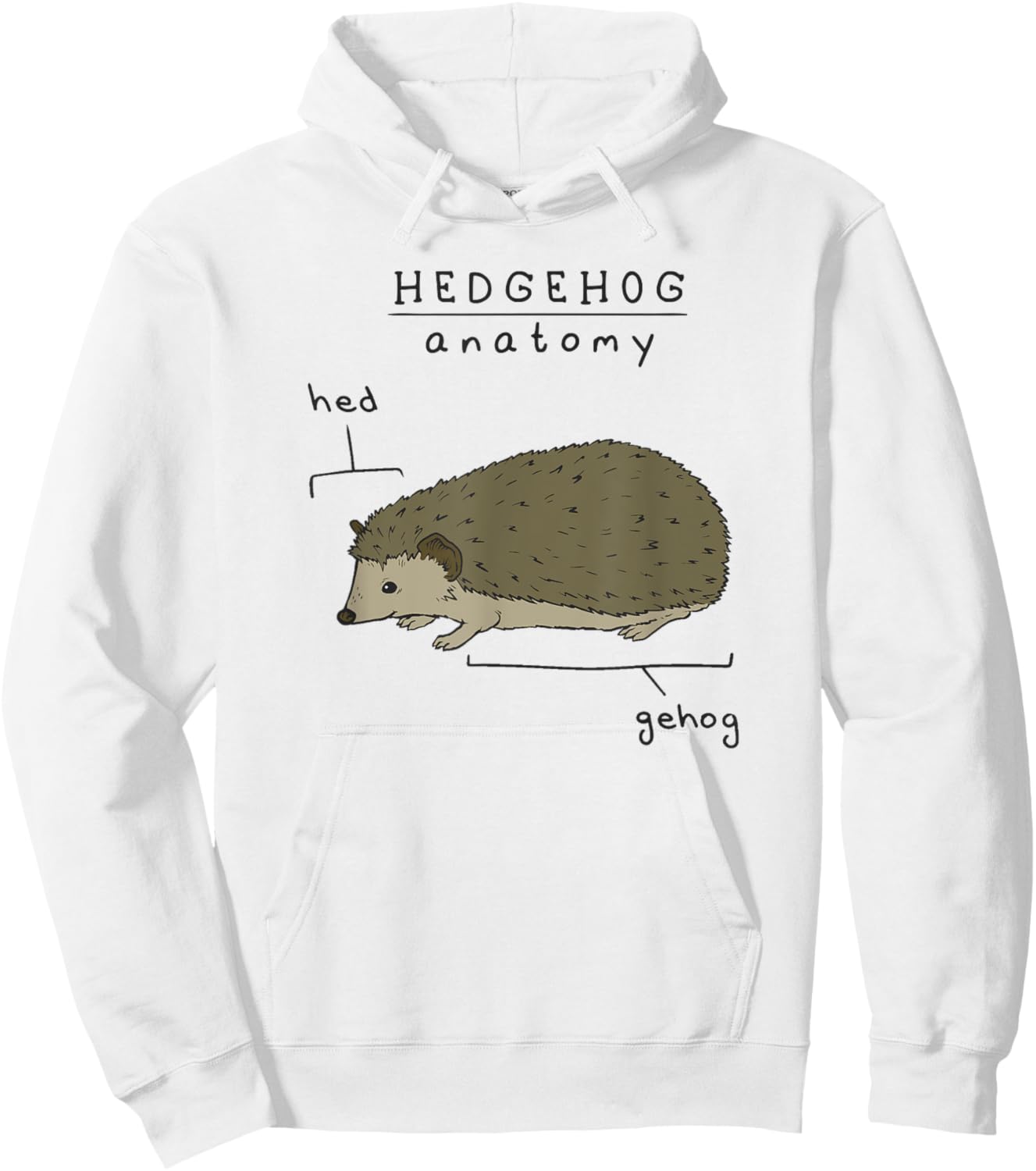 Hedgehog cute Hedgehogs Hoodie - Hoodie | White