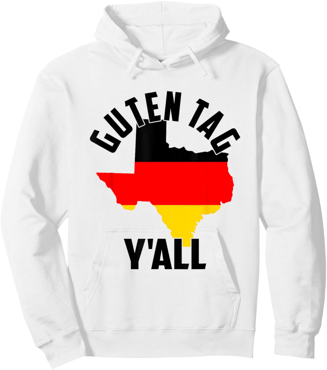 Retro Guten Tag Y'all Funny Texas Germany Oktoberfest German Hoodie - Hoodie | White
