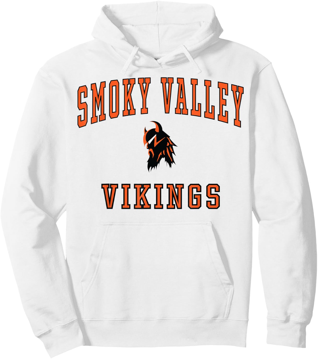 Smoky Valley High School Vikings C1 Hoodie - Hoodie | White