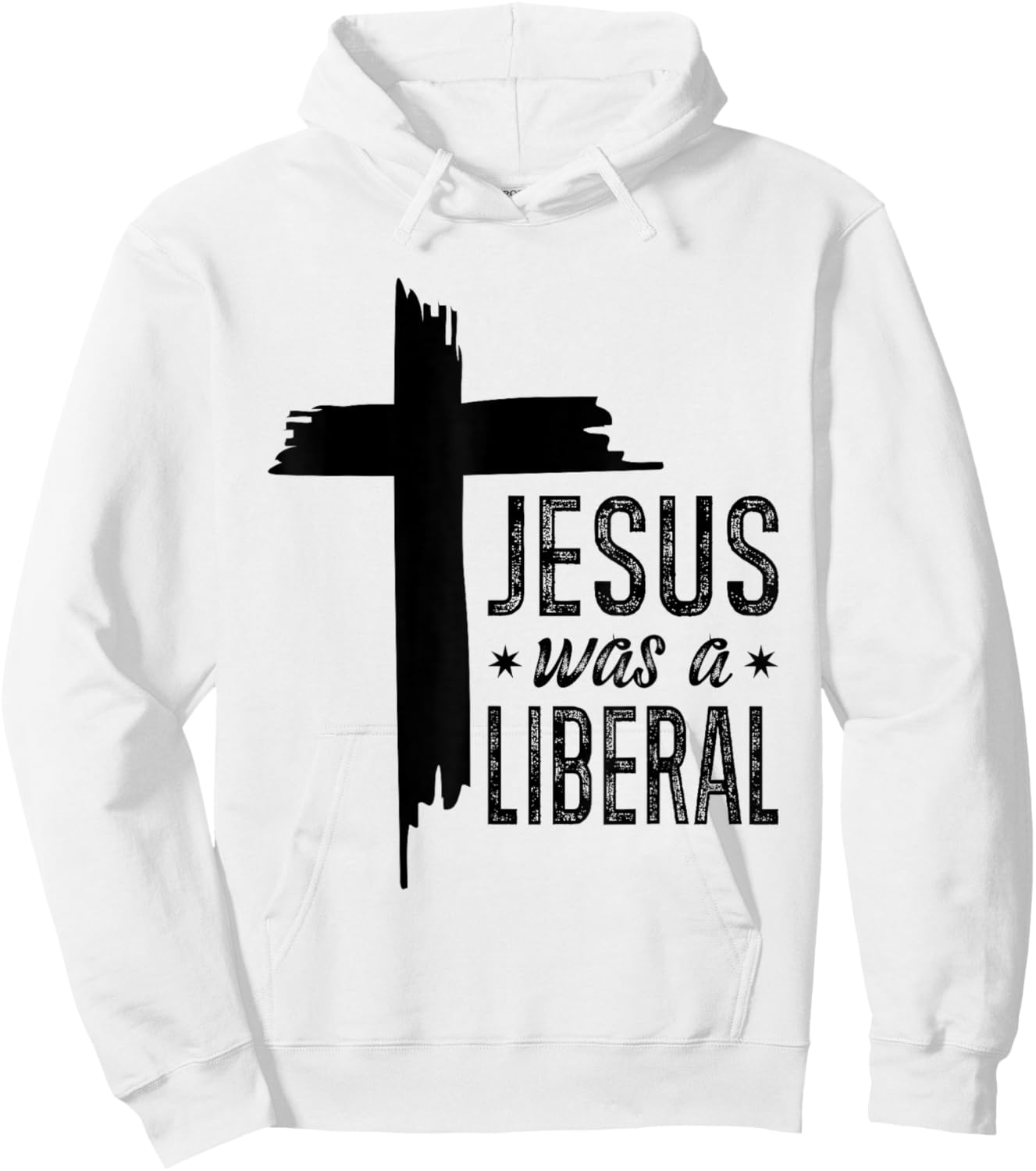Jesus Was A Liberal - Honest Christian Jesus Hoodie - Hoodie | White
