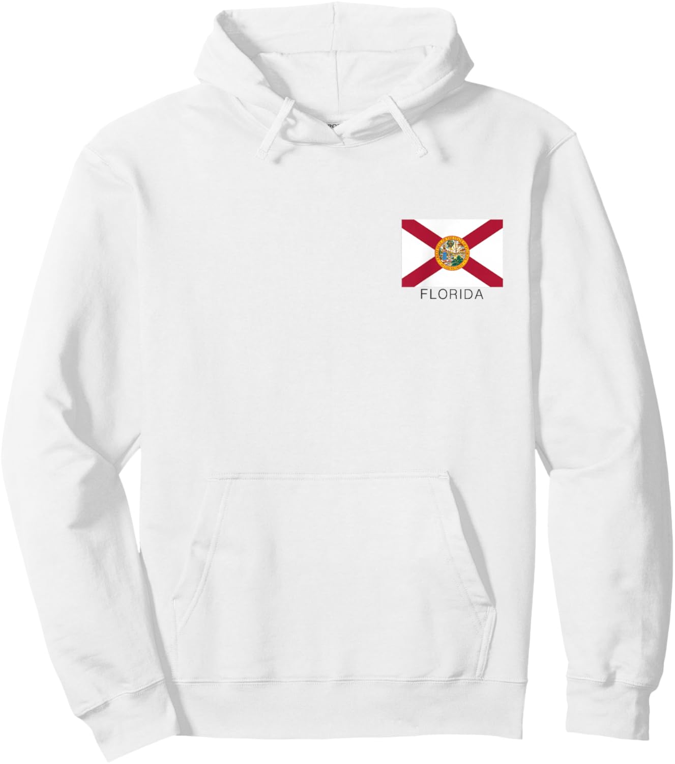 Florida State Flag State of Florida Souvenir United States Hoodie - Hoodie | White