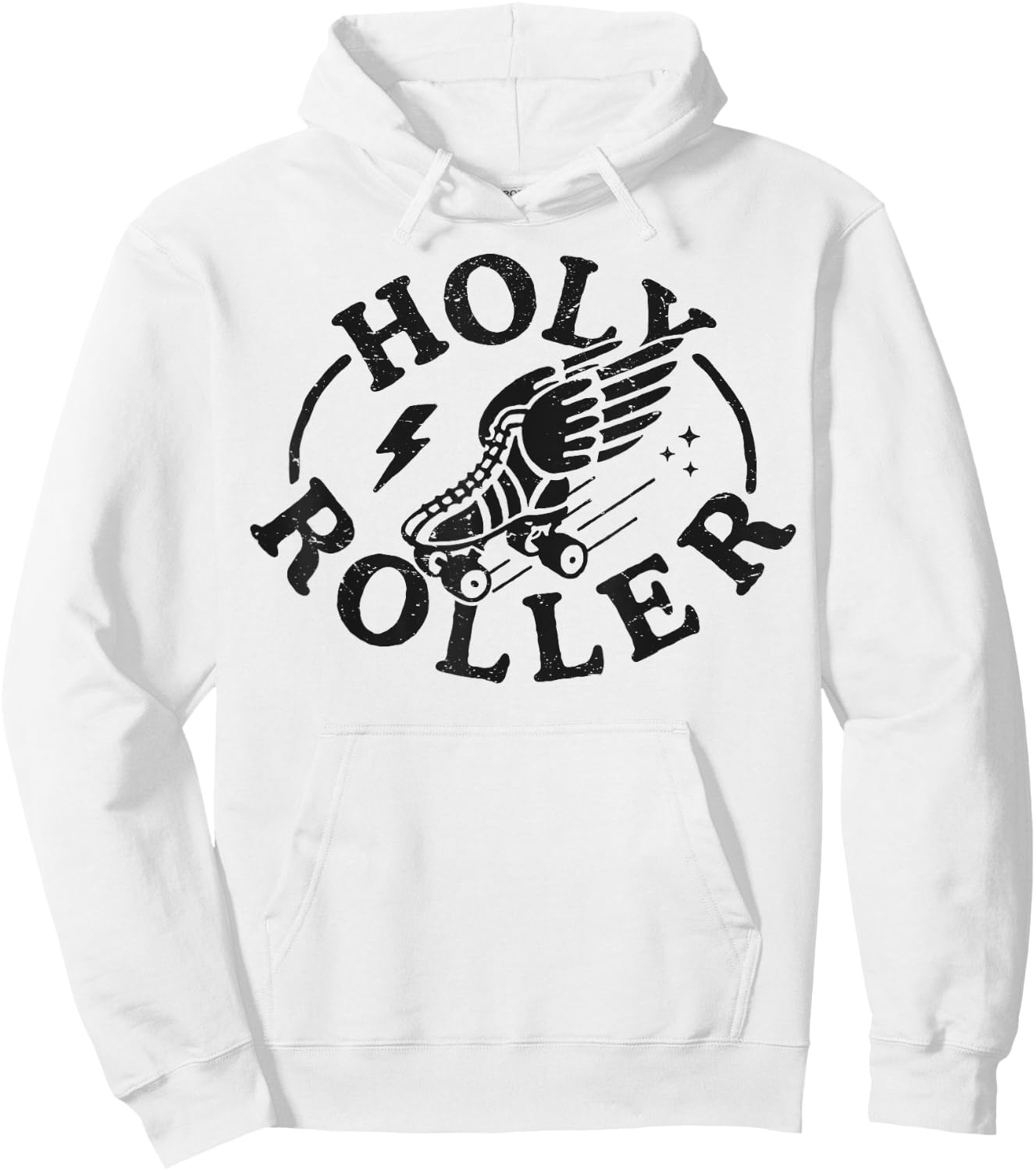 Holy Roller Skating Skater Skate Shoes Retro Vintage 70s/80s Hoodie - Hoodie | White