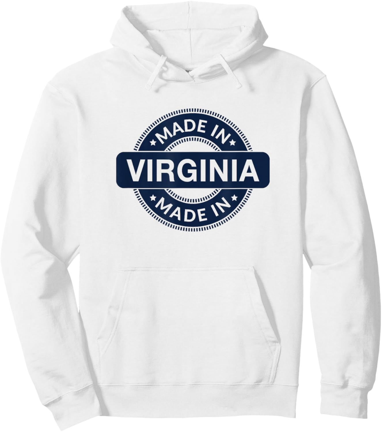 VIRGINIA Home - Born / Made in VIRGINIA - Classic Hoodie - Hoodie | White