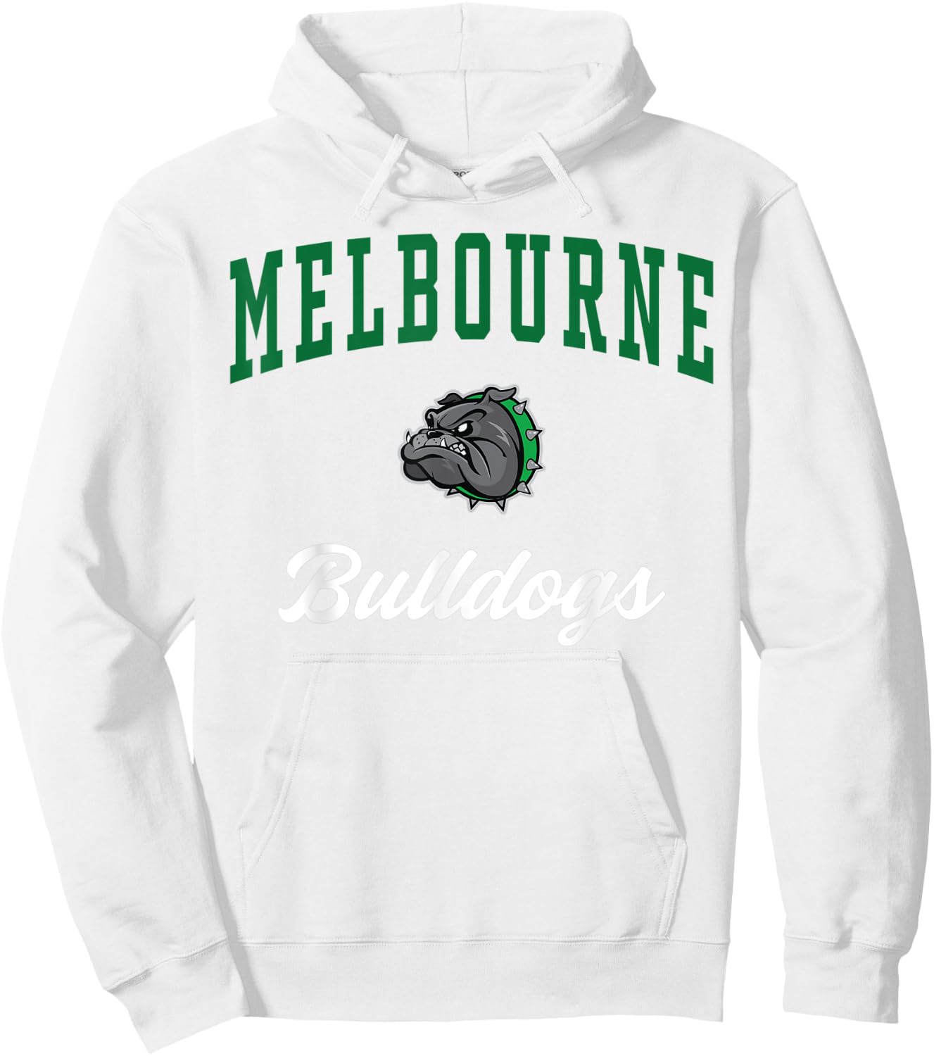 Melbourne High School Bulldogs Hoodie - Hoodie | White