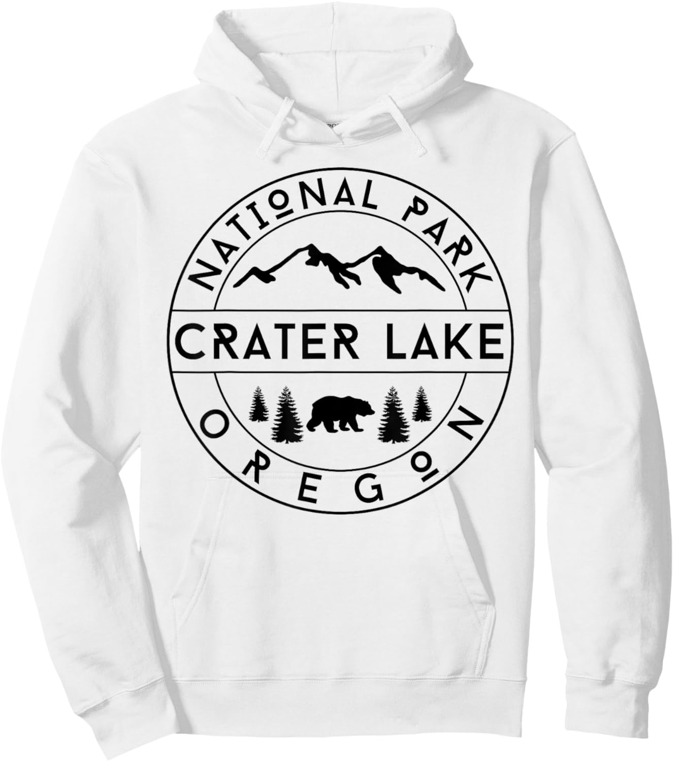 Crater Lake National Park Hoodie - Hoodie | White