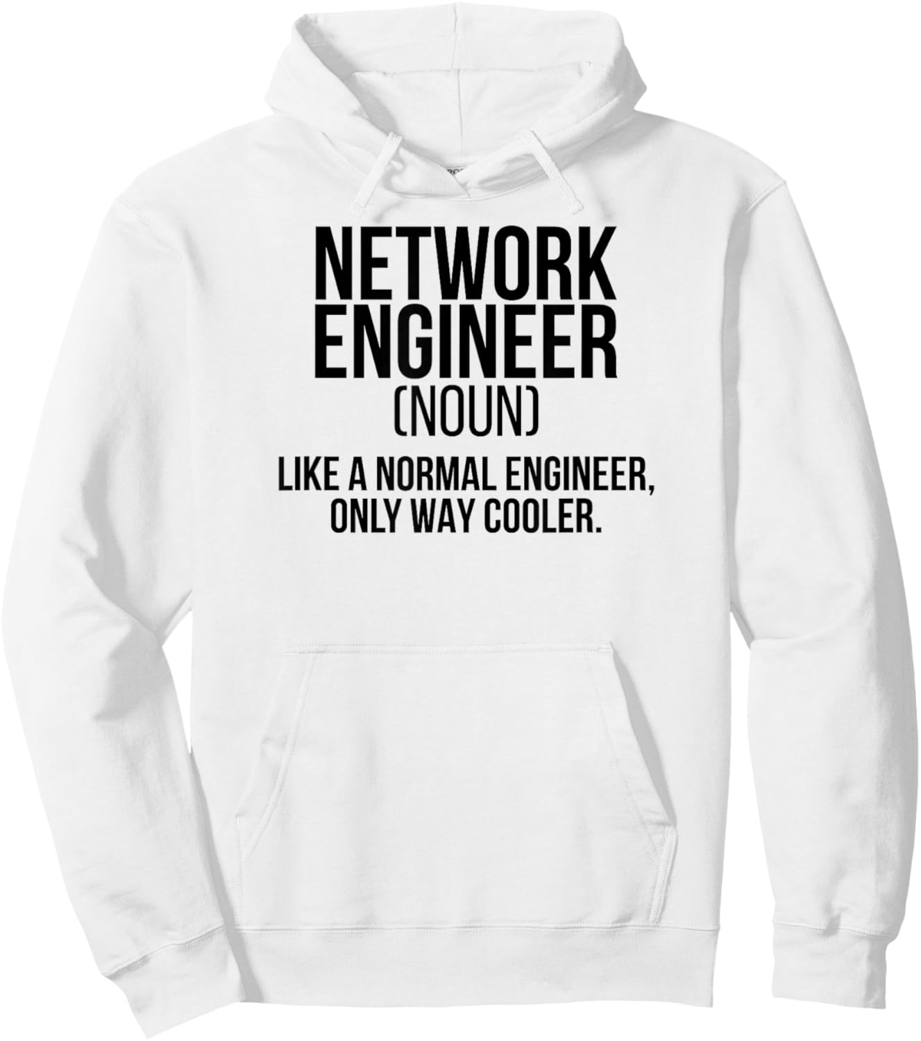 Network Engineer Definition Network Engineering Hoodie - Hoodie | White