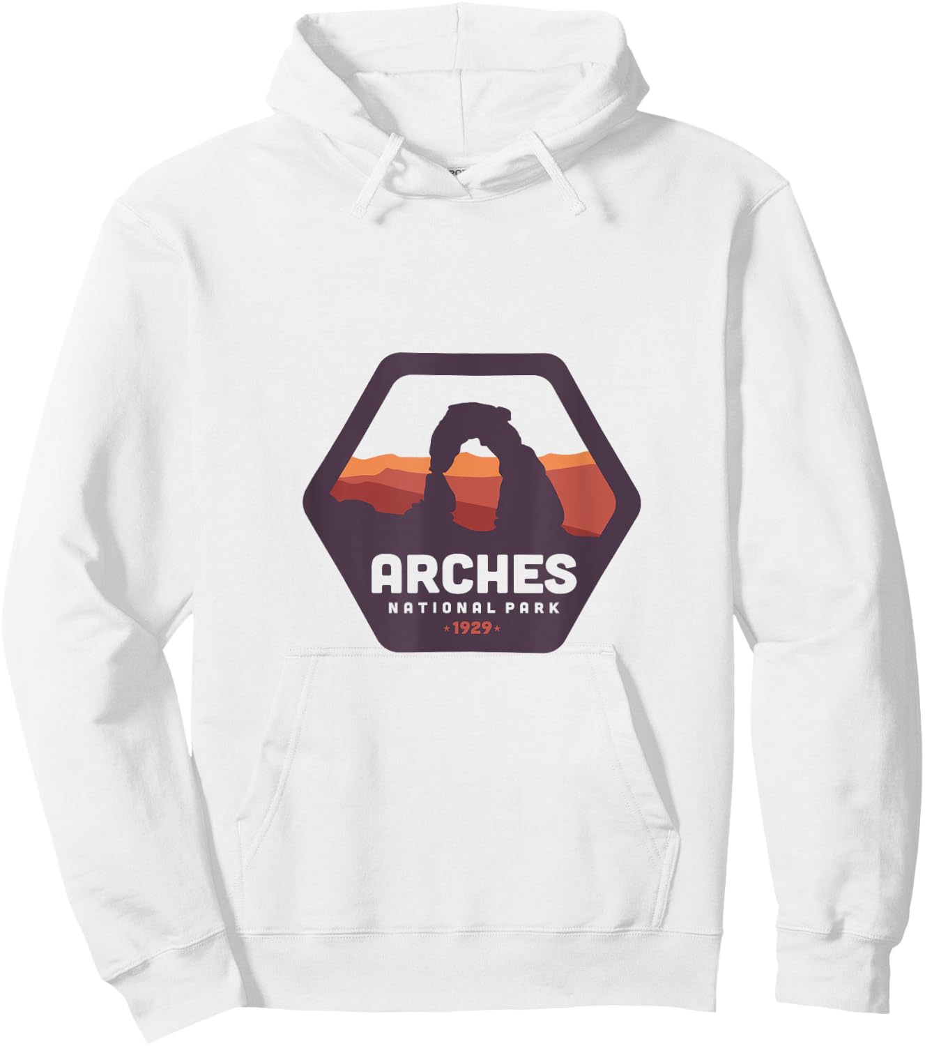 Arches National Park Hoodie - Hoodie | White