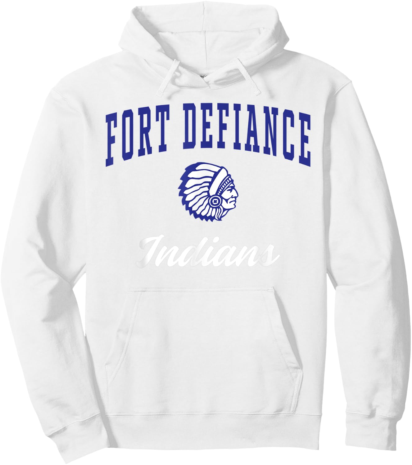 Fort Defiance High School Indians Hoodie - Hoodie | White
