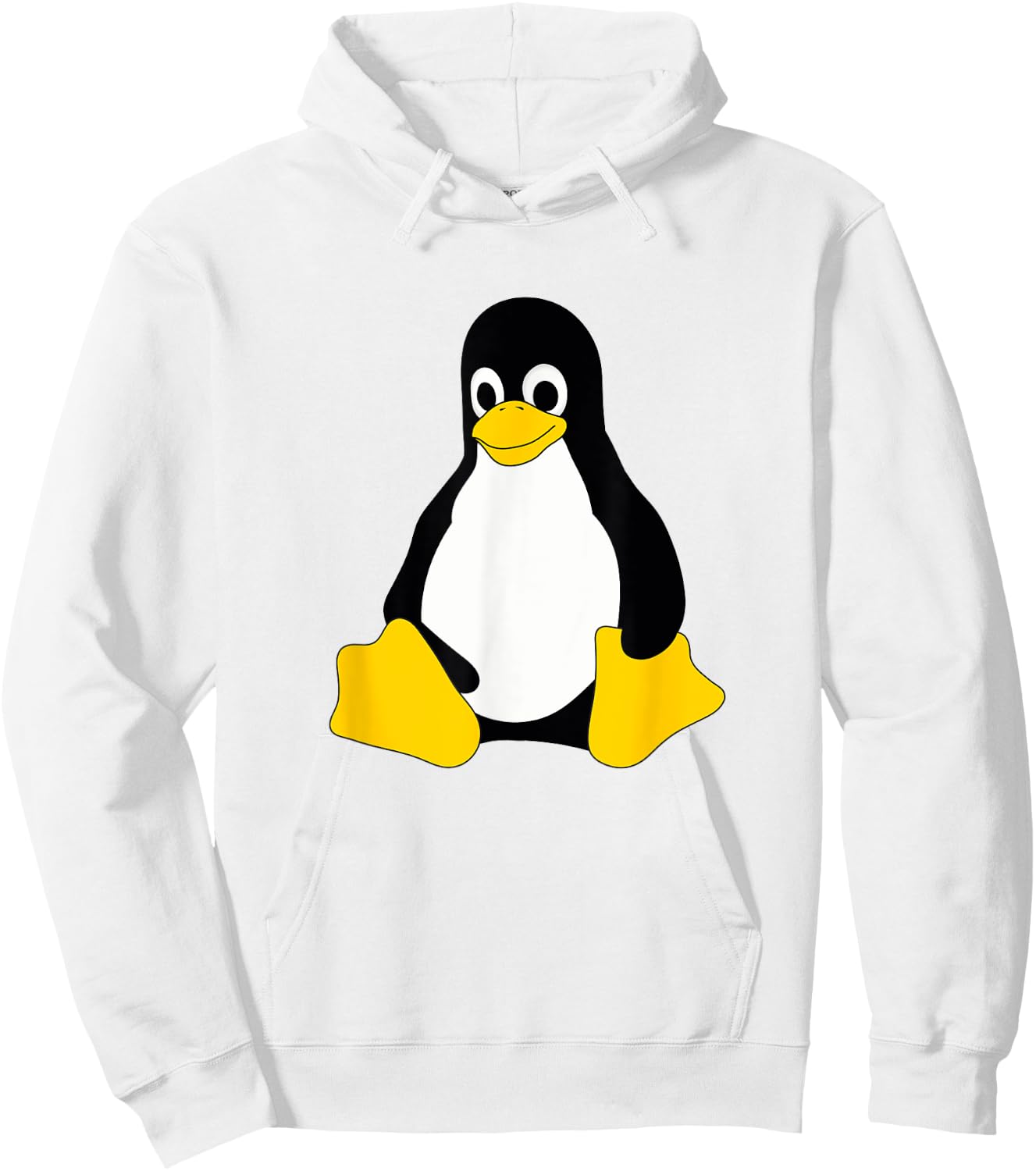 Linux Mascot Tux the Penguin Nerd Geek IT Person Hoodie - Hoodie | White