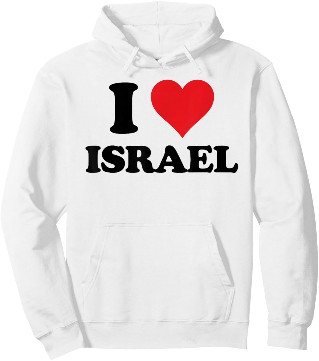 I Heart Israel First Name I Love Personalized Stuff Hoodie - Hoodie | White