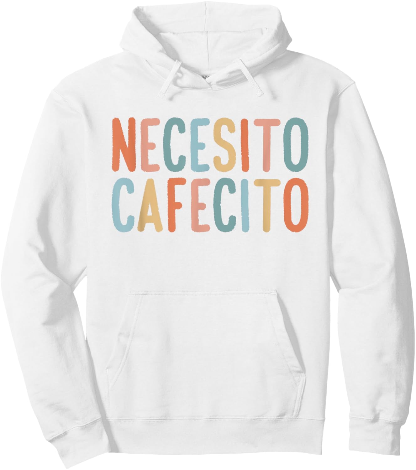 Necesito Cafecito Spanish Coffee Hoodie - Hoodie | White