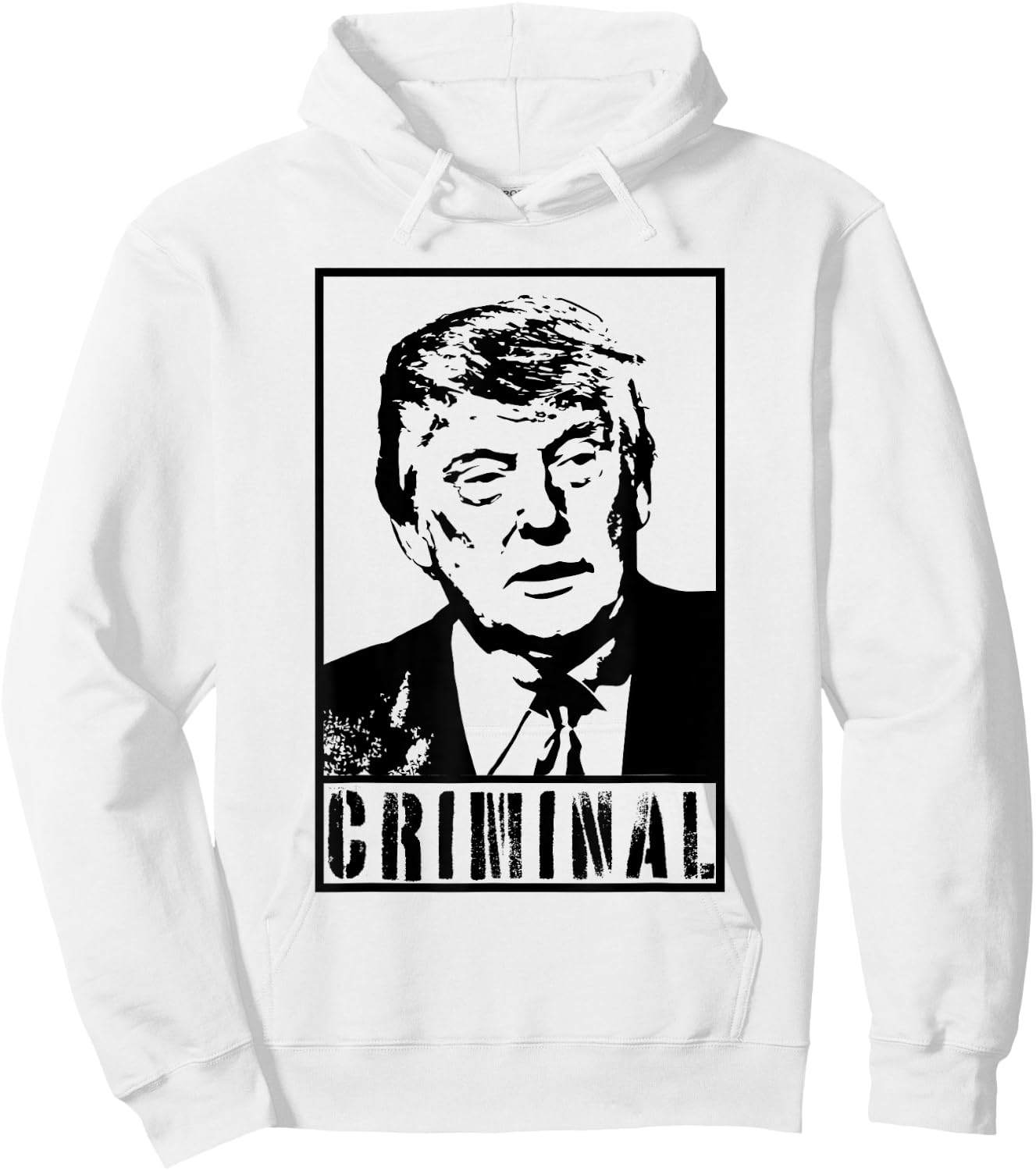 Trump is A Criminal Anti Trump Impeach the President Hoodie - Hoodie | White