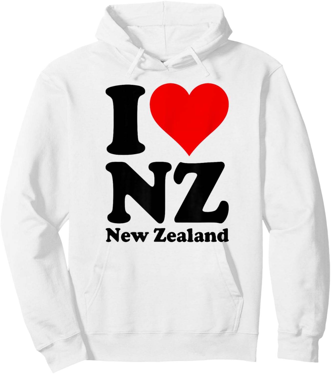 I Love Heart New Zealand Nz Kiwi Maori Culture Hoodie - Hoodie | White