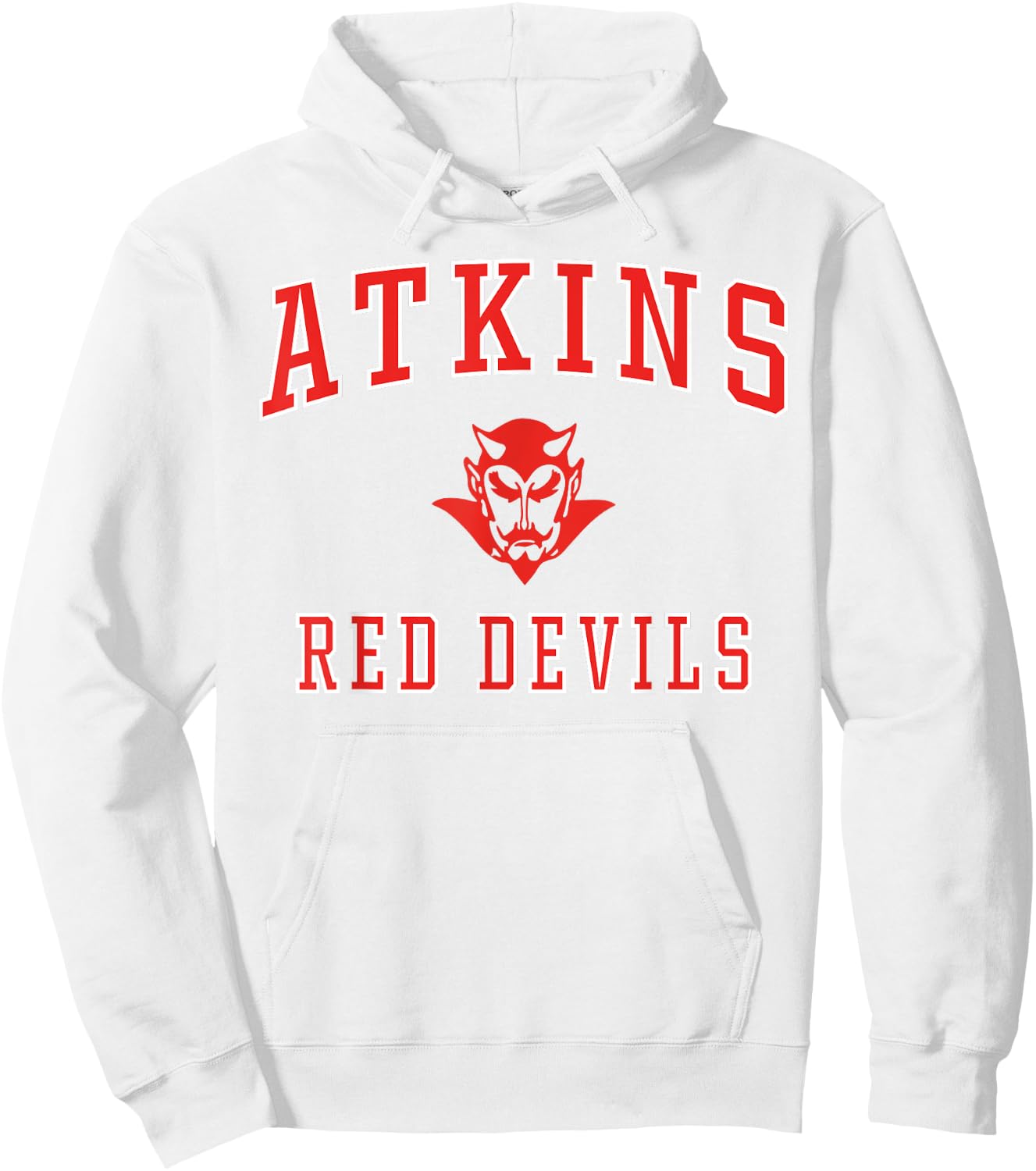 Atkins High School Red Devils C1 Hoodie - Hoodie | White