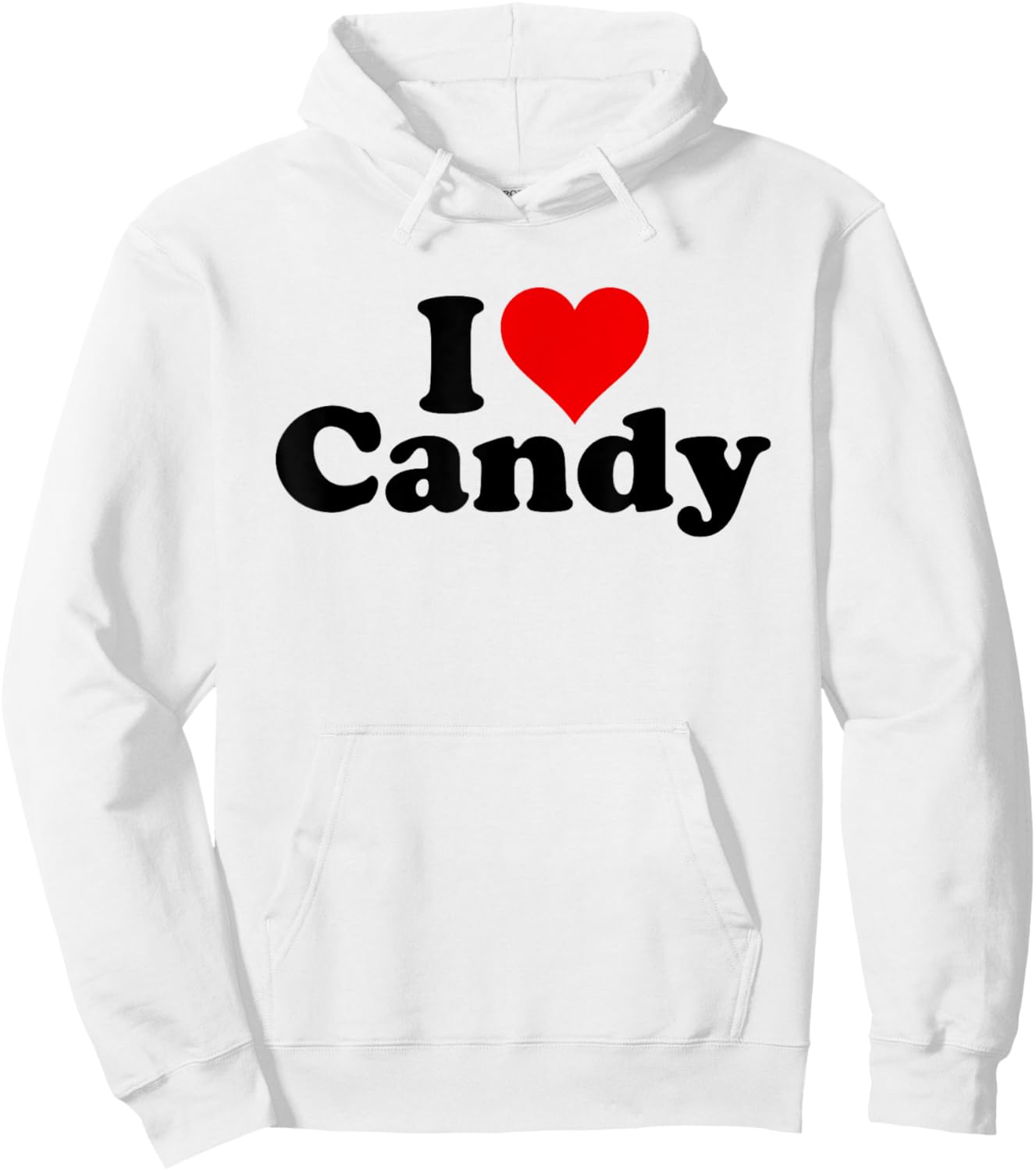 I Love Heart Candy Hoodie - Hoodie | White