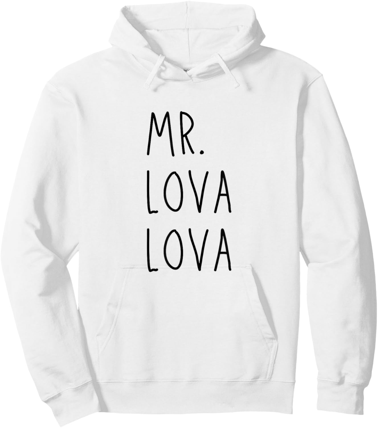 Mr Lova Lova Hoodie - Hoodie | White