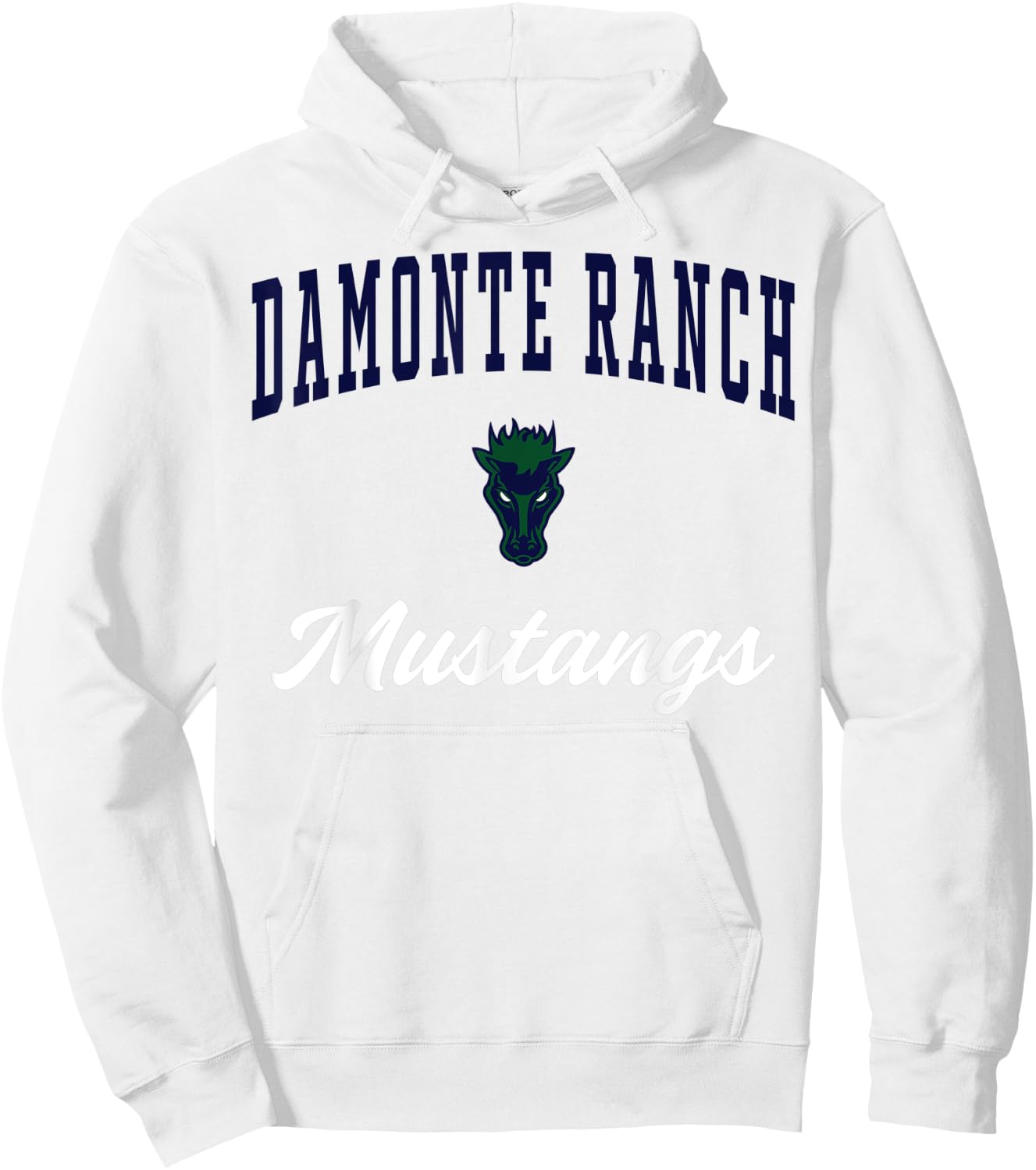 Damonte Ranch High School Mustangs Hoodie - Hoodie | White