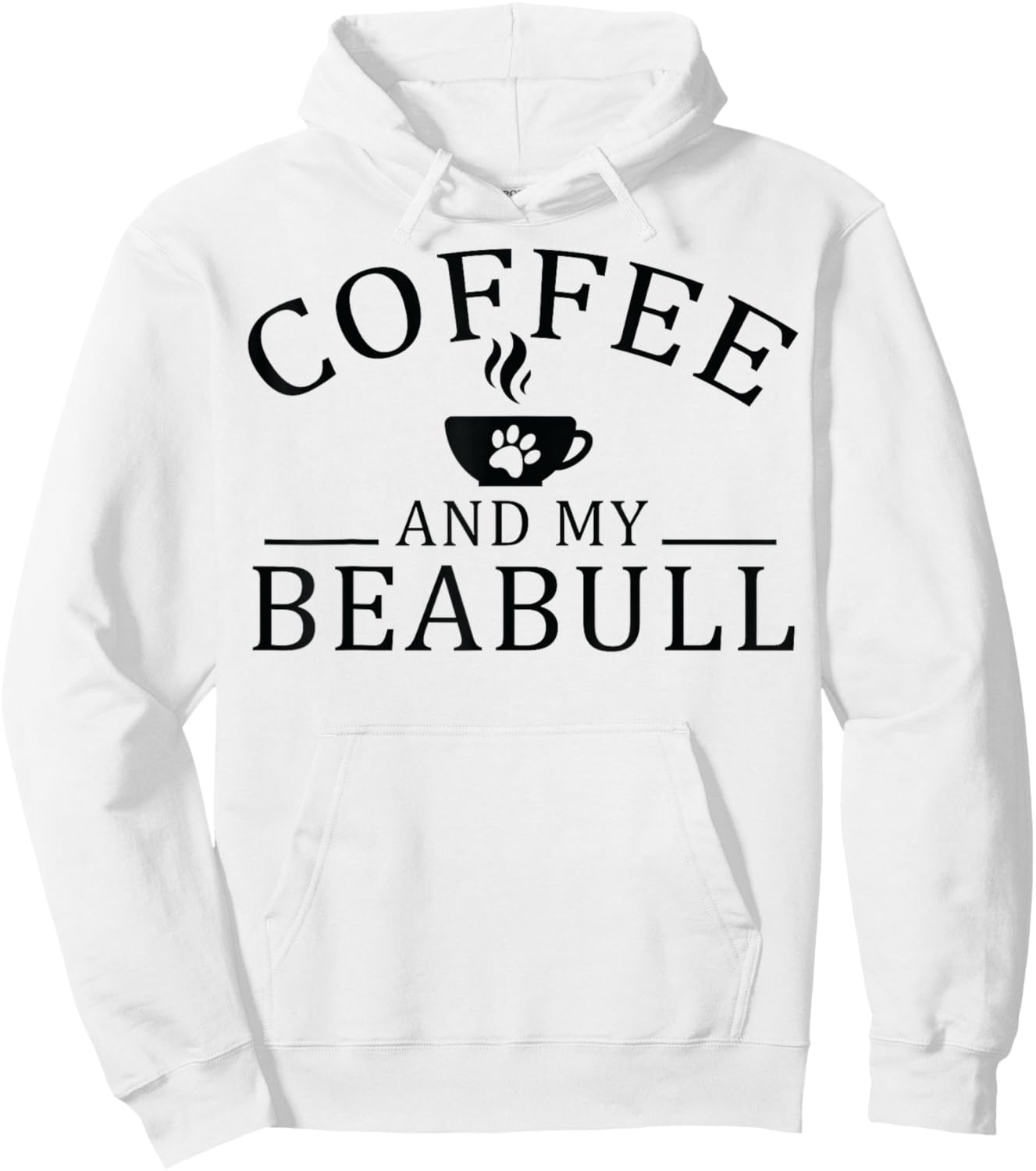 Beabull Dog And Coffee Men Women Hoodie - Hoodie | White