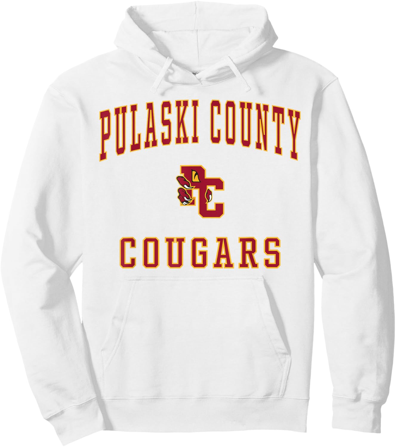 Pulaski County High School Cougars Hoodie - Hoodie | White
