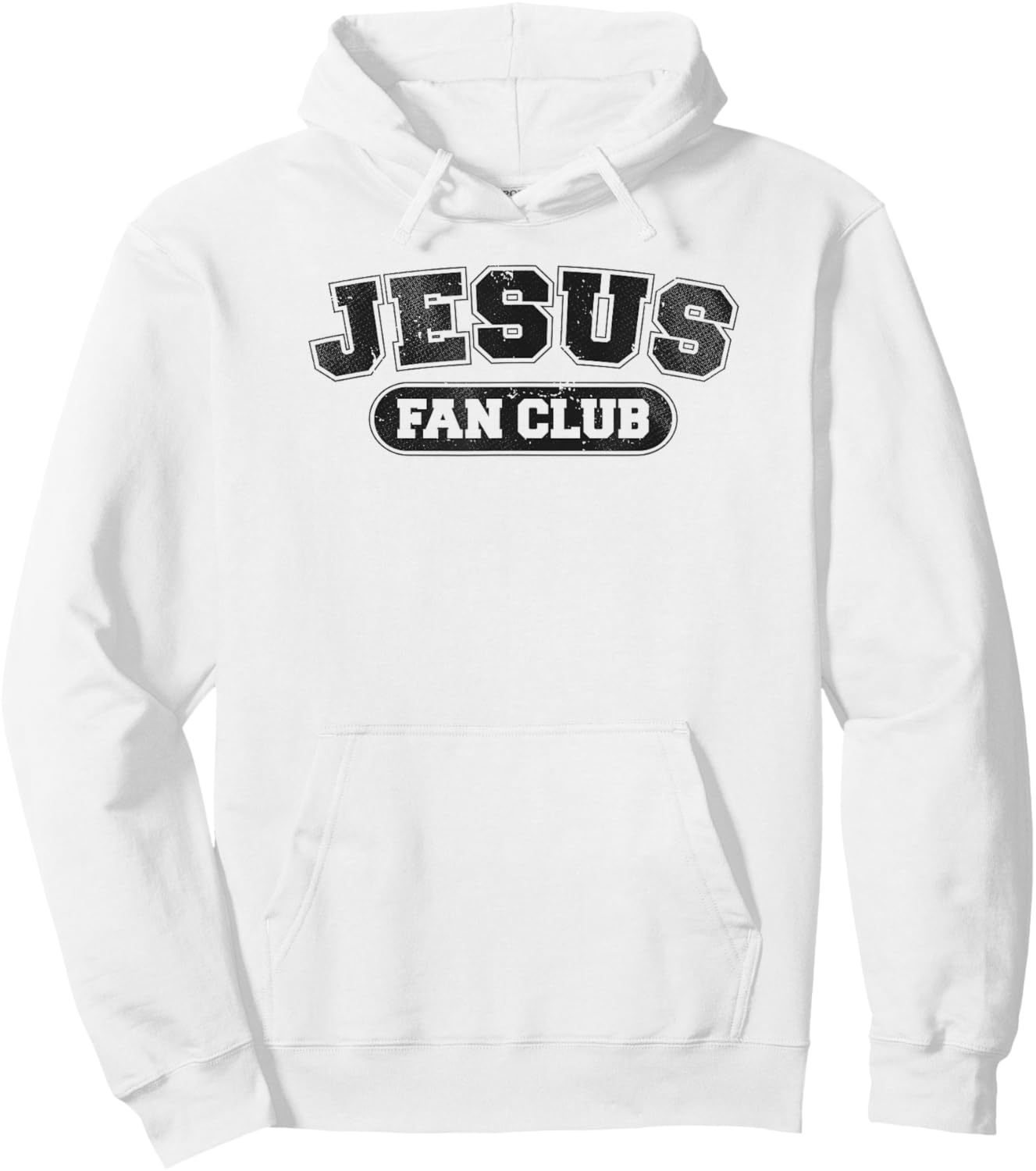 Jesus Fan Club Religious Christian Faith Palm Sunday Easter Hoodie - Hoodie | White