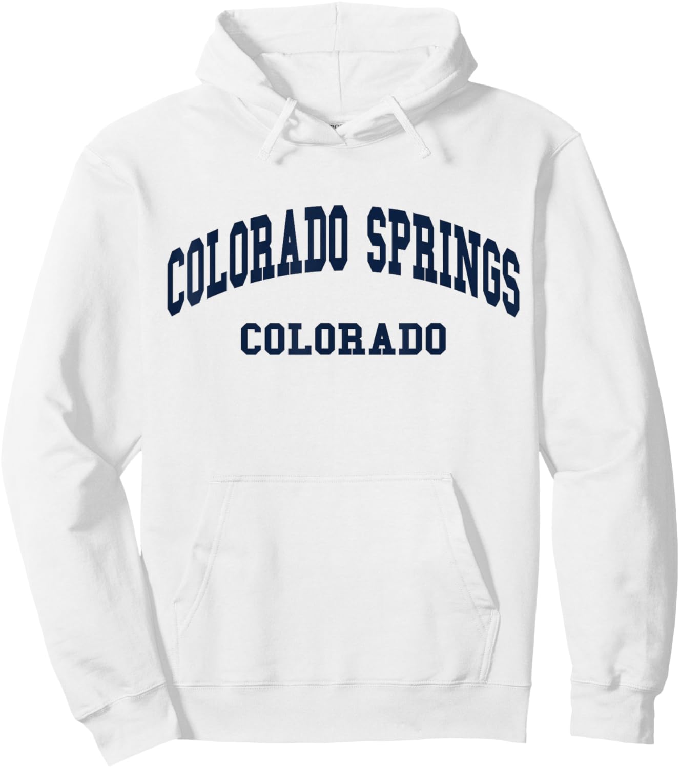 Colorado Springs - Colorado - Throwback Design - Classic Hoodie - Hoodie | White