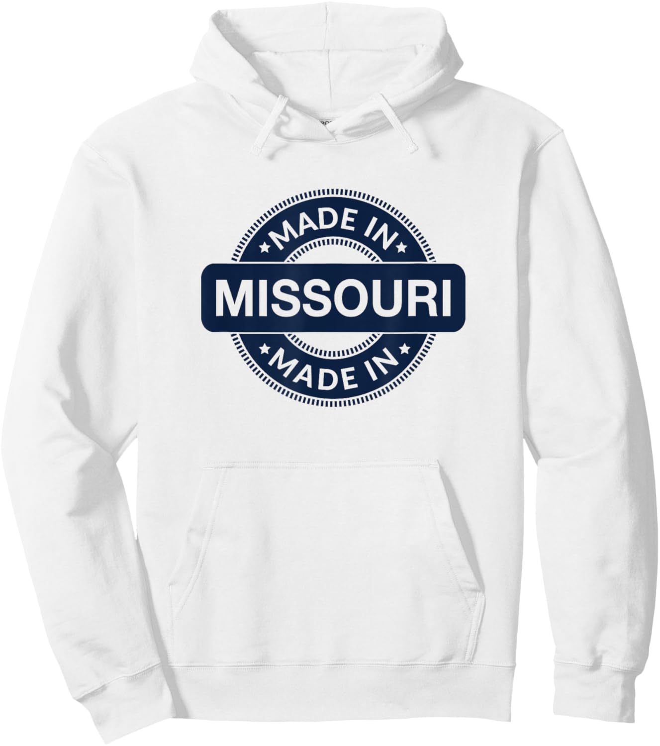 MISSOURI Home - Made in MISSOURI - Funny Label - Classic Hoodie - Hoodie | White