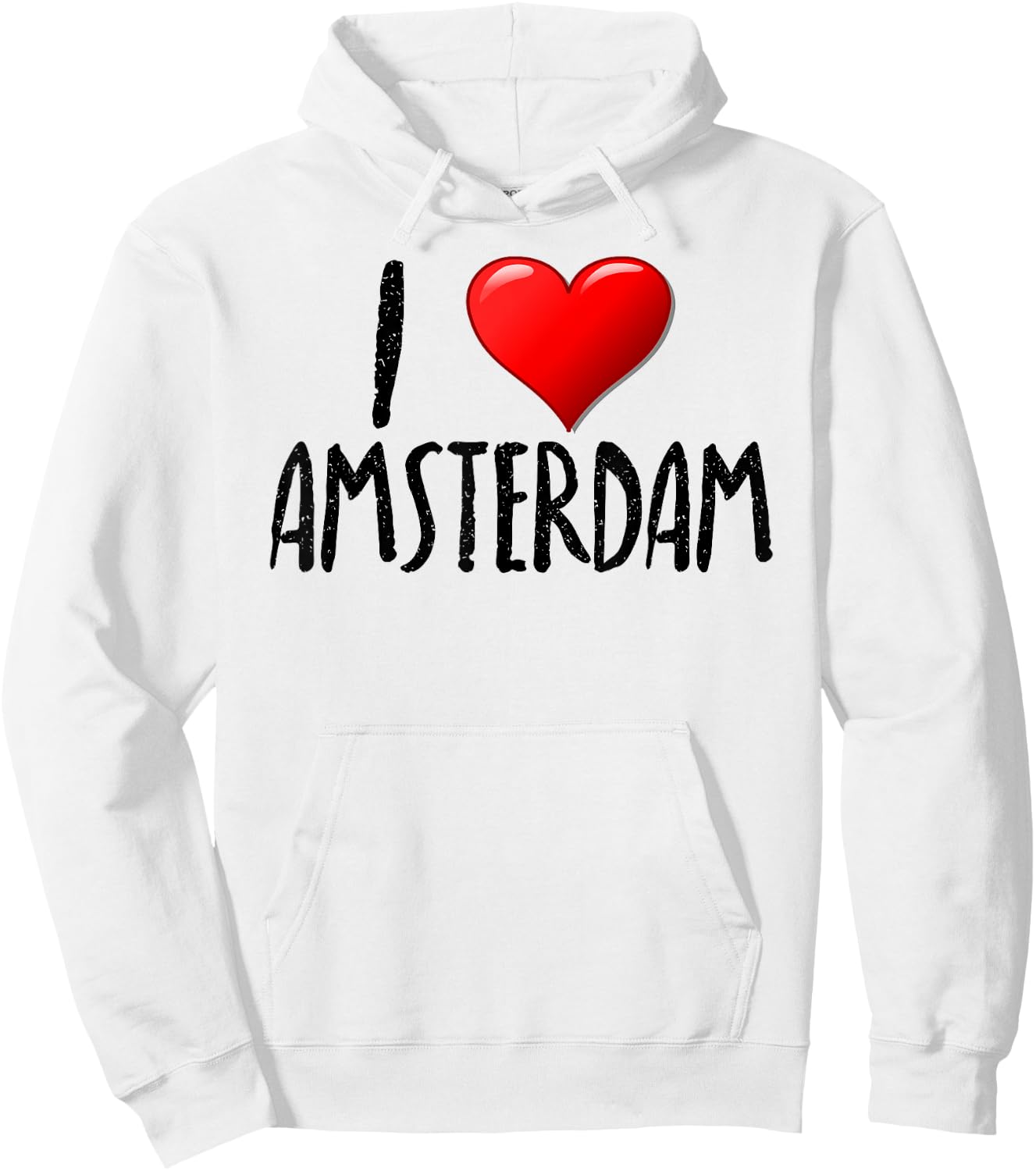 I Love Amsterdam - - Traveler - Souvenir Hoodie - Hoodie | White