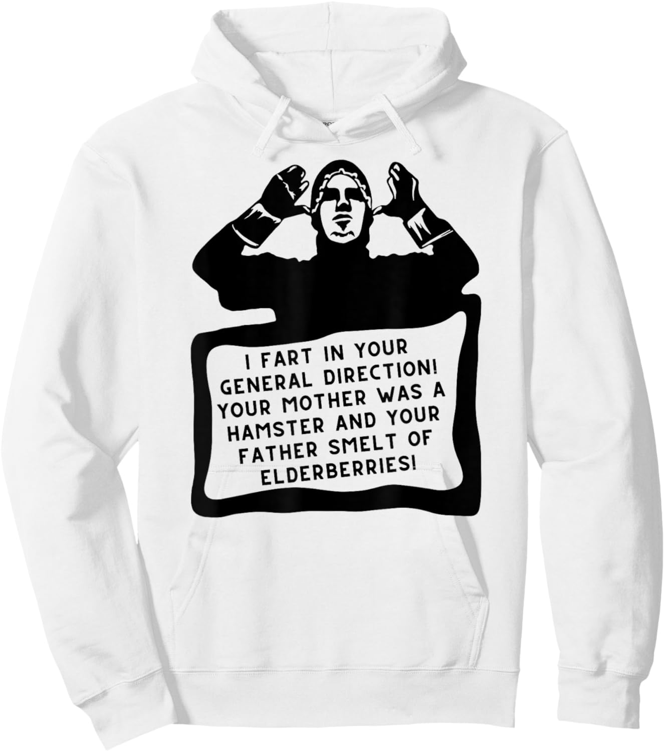 Funny French Insult Hoodie - Hoodie | White