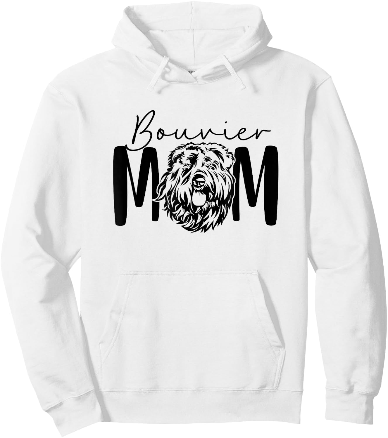 Bouvier Mom Gift Bouvier Des Flandres Lover Dog Lady Hoodie - Hoodie | White