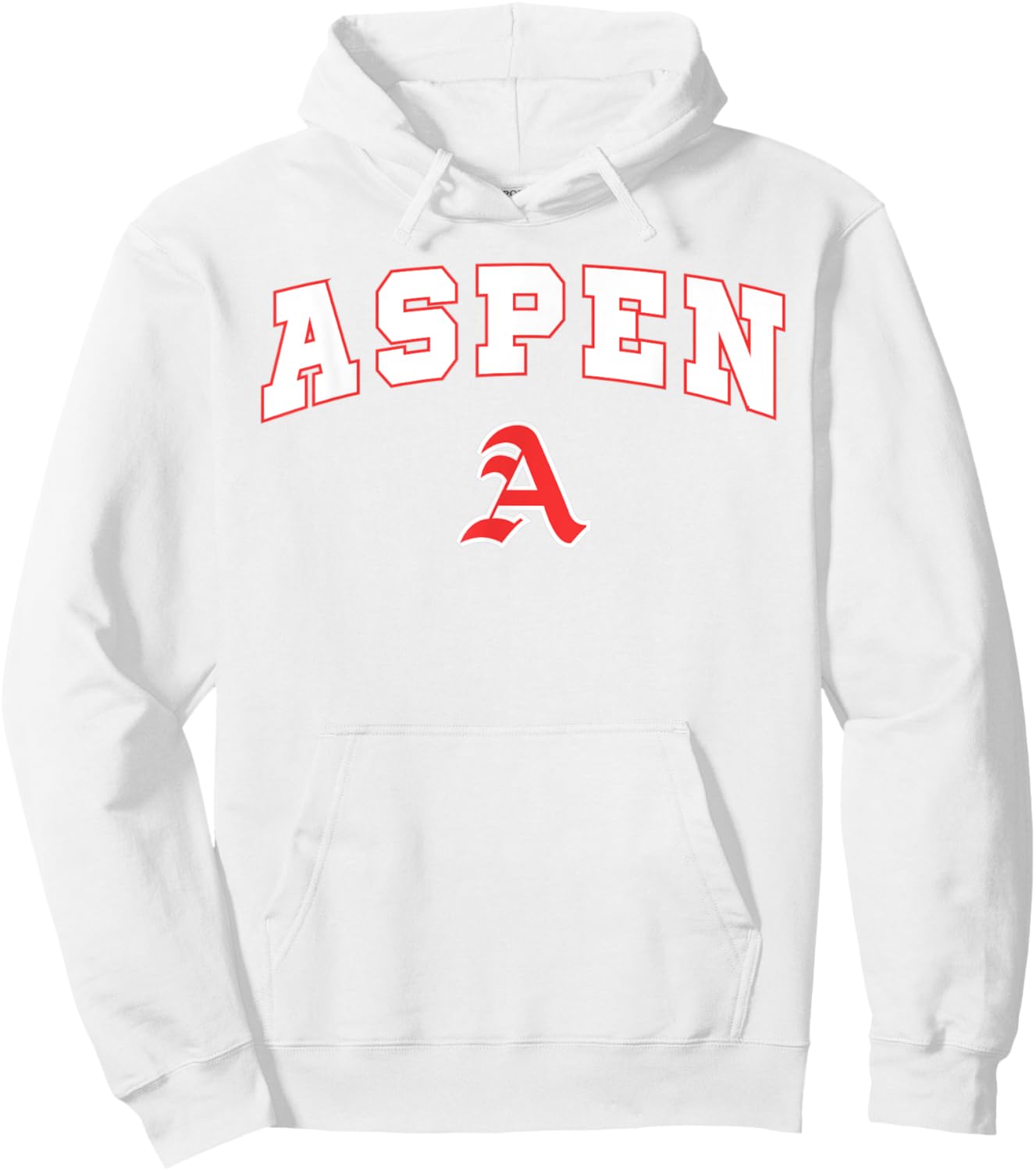 Aspen High School Skiers Hoodie - Hoodie | White