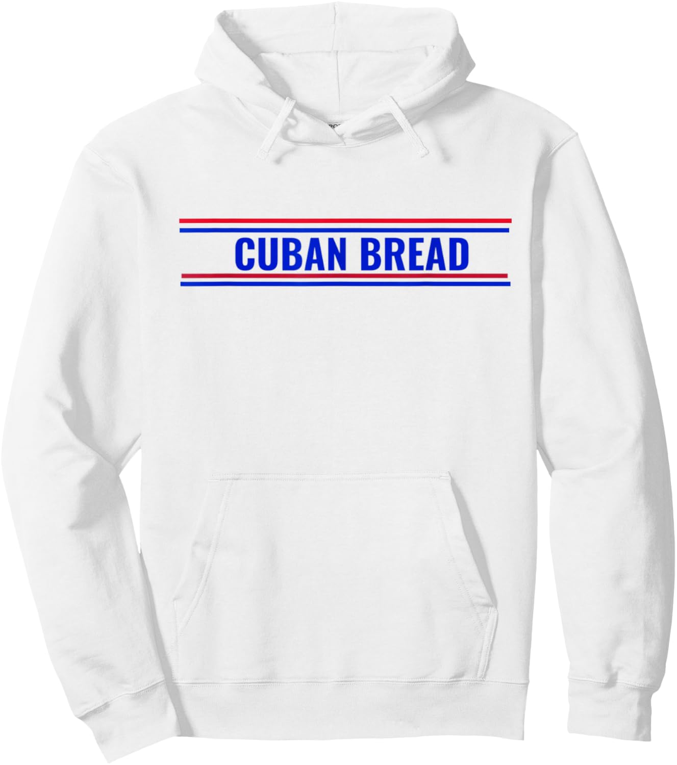 Cuban Bread Funny Cuban American Food in Miami Hoodie - Hoodie | White