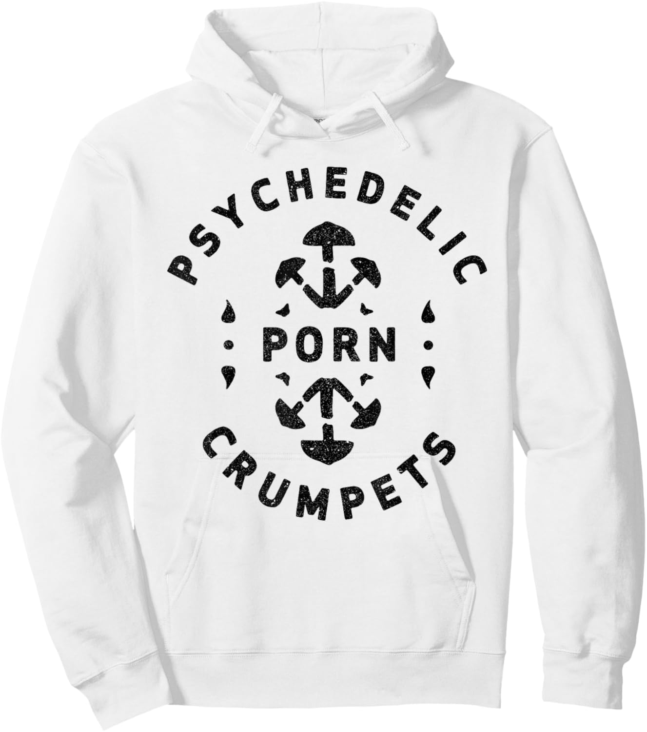 Psychedelic Porn Crumpets Retro Hoodie - Hoodie | White