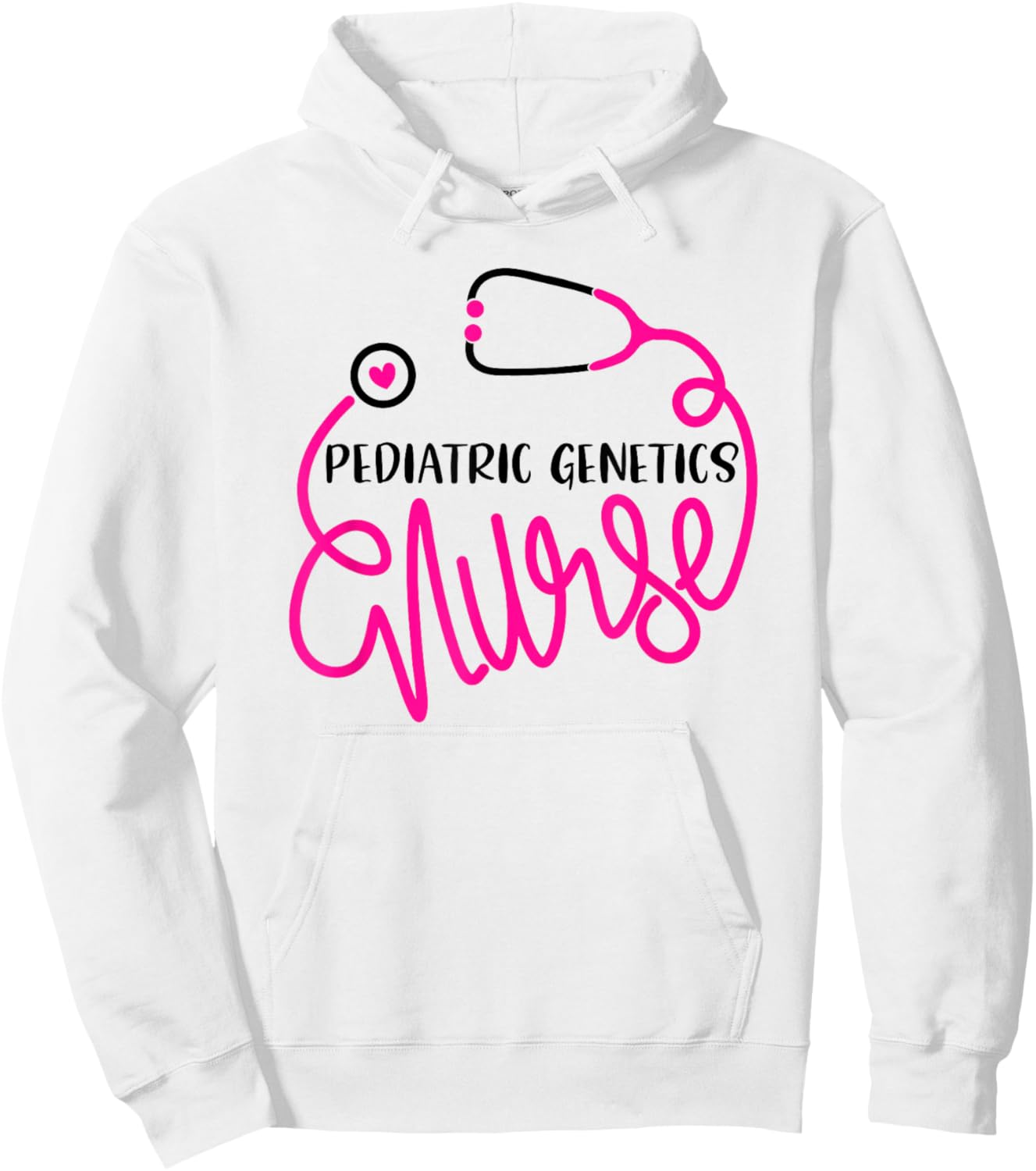 Peds Genetics Nursing Department RN Pediatric Genetics Nurse Hoodie - Hoodie | White