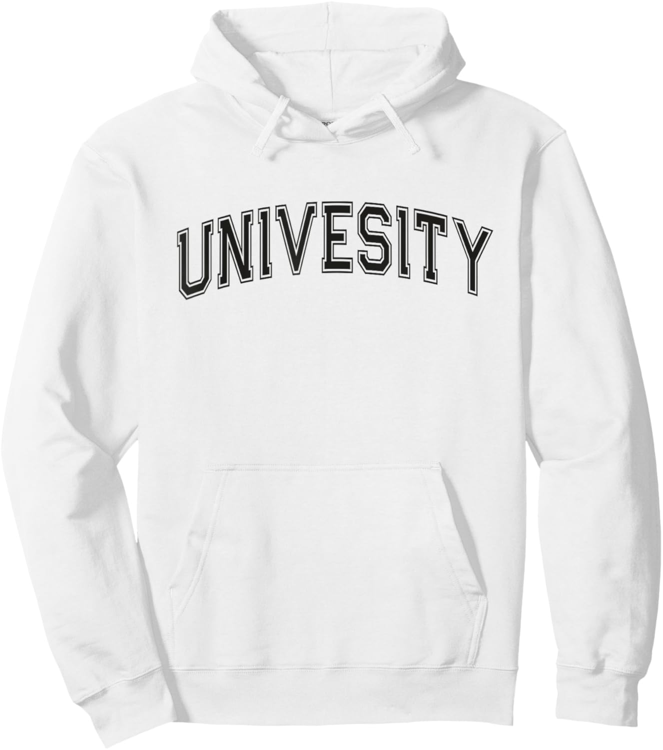 Silly UNIVERSITY Misspelled Univesity College Education Gag Hoodie - Hoodie | White