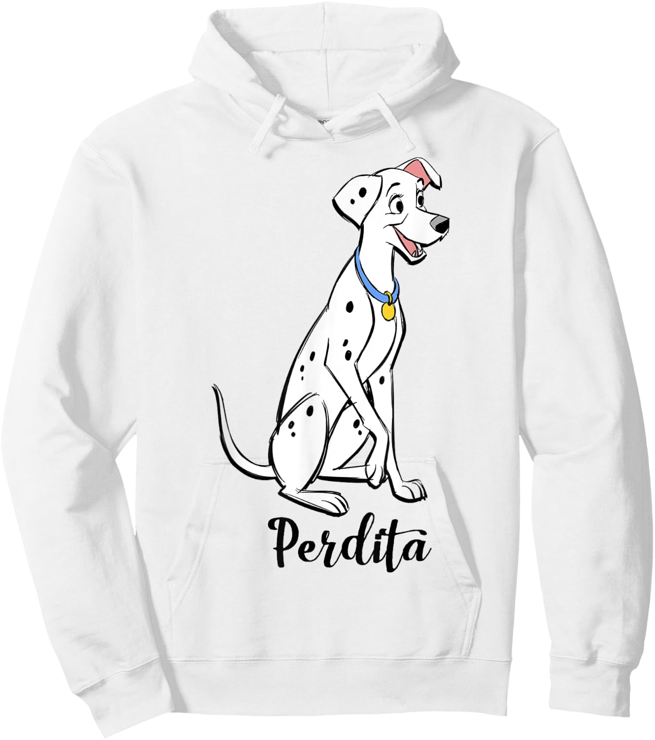 Disney 101 Dalmatians Perdita Portrait Hoodie - Hoodie | White