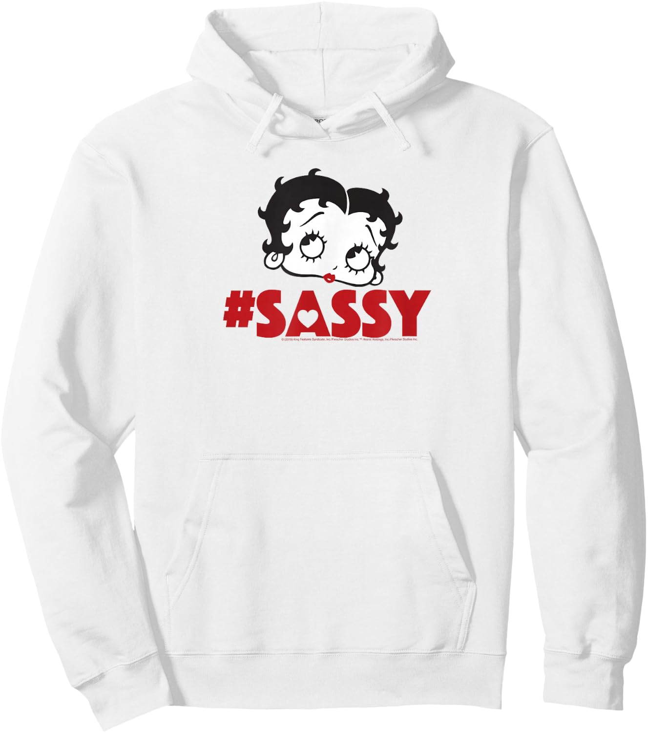Betty Boop #Sassy Hoodie - Hoodie | White
