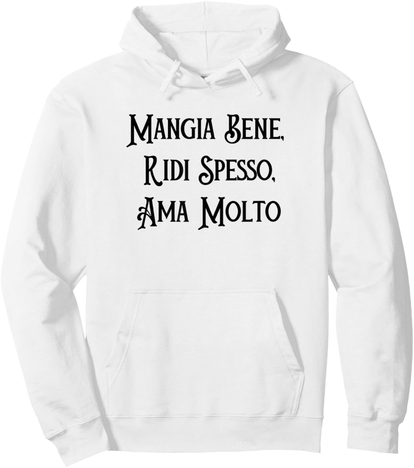 Italian Quote Italy Gift Italian Language Polyglot Travel Hoodie - Hoodie | White
