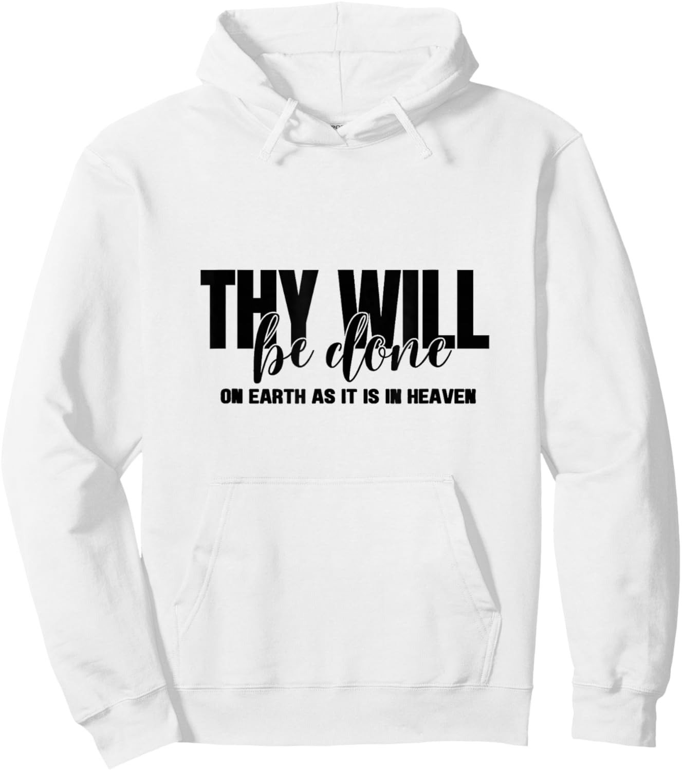 On Earth as in Heaven, Men, Women and Youth Hoodie - Hoodie | White