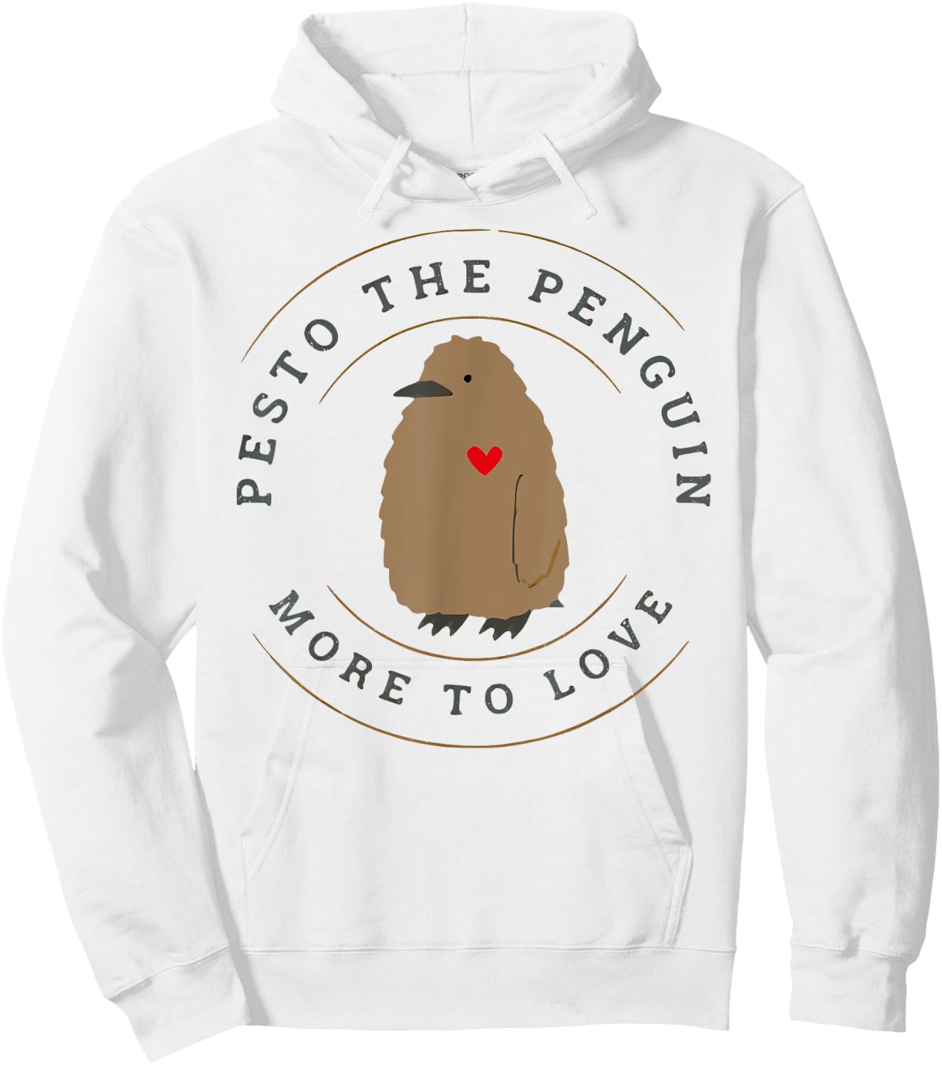 Pesto The Penguin More To Love Hoodie - Hoodie | White