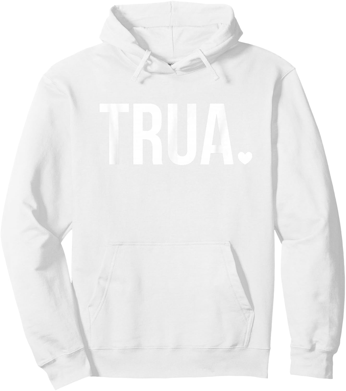 Trua House Shirt Hoodie - Hoodie | White