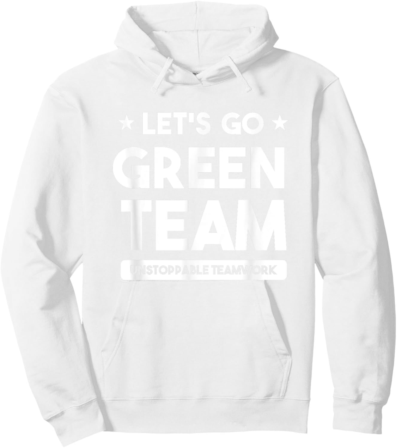 Let's Go Green Team Building Game Competition Summer Camp Hoodie - Hoodie | White