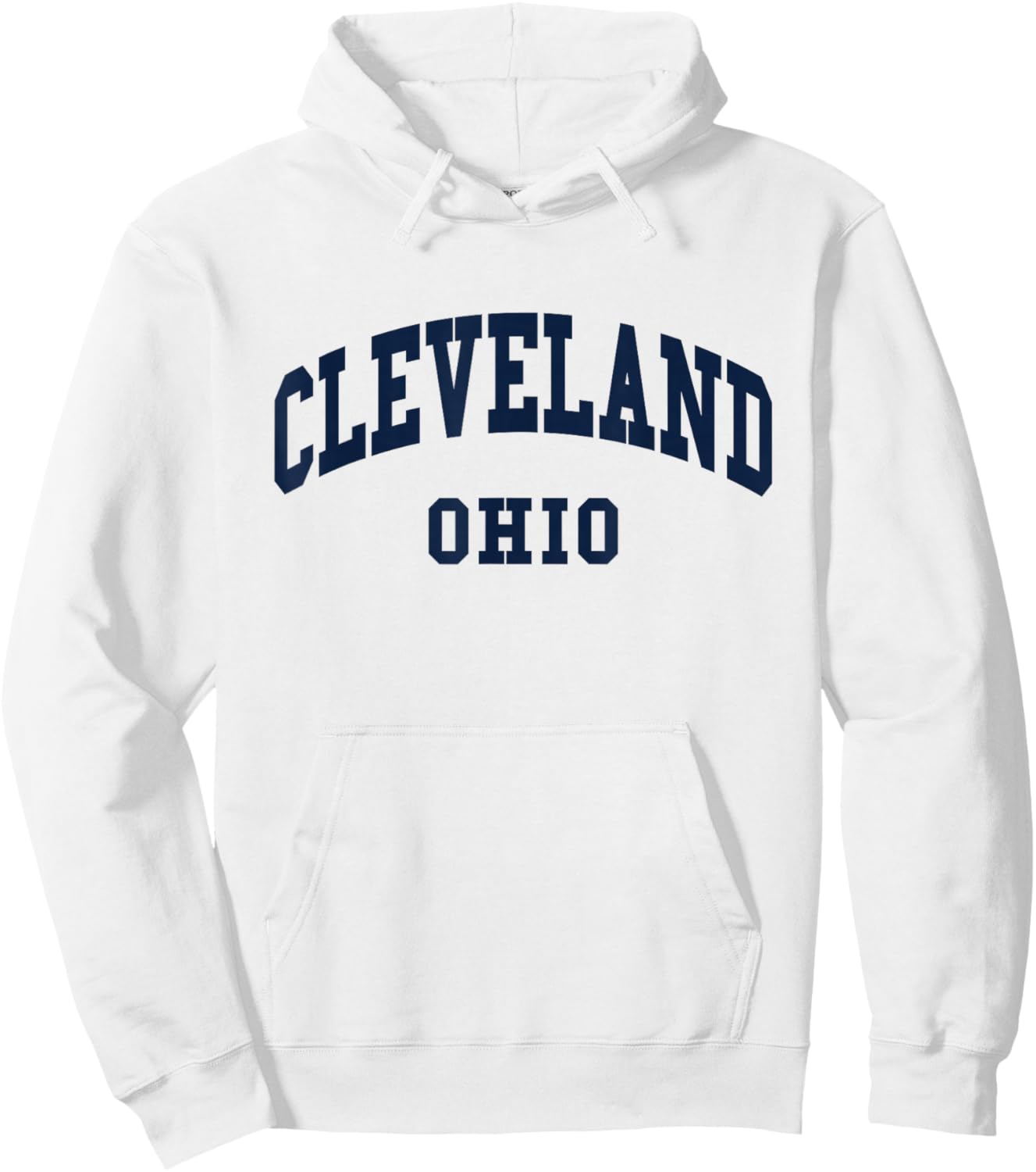 Cleveland - Ohio - Throwback Design - Classic Hoodie - Hoodie | White
