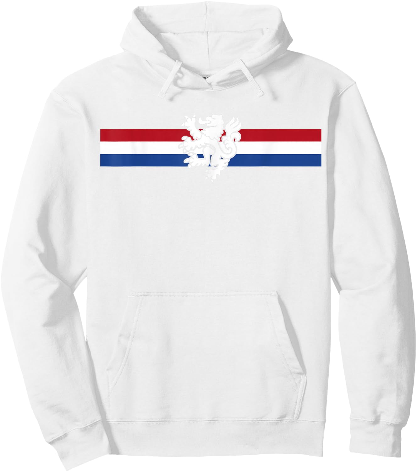 Holland Emblem Lion Nederland Flag Netherlands Hoodie - Hoodie | White