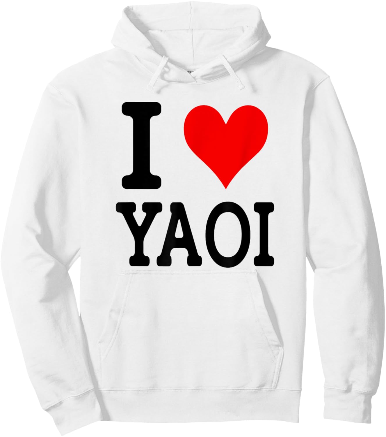 I Love Yaoi Hoodie - Hoodie | White