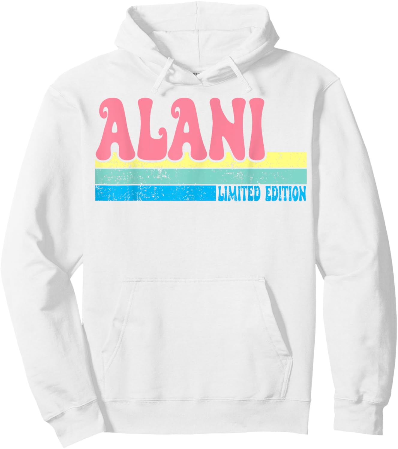 ALANI Name Personalized Cute Idea Groovy Women ALANI Hoodie - Hoodie | White